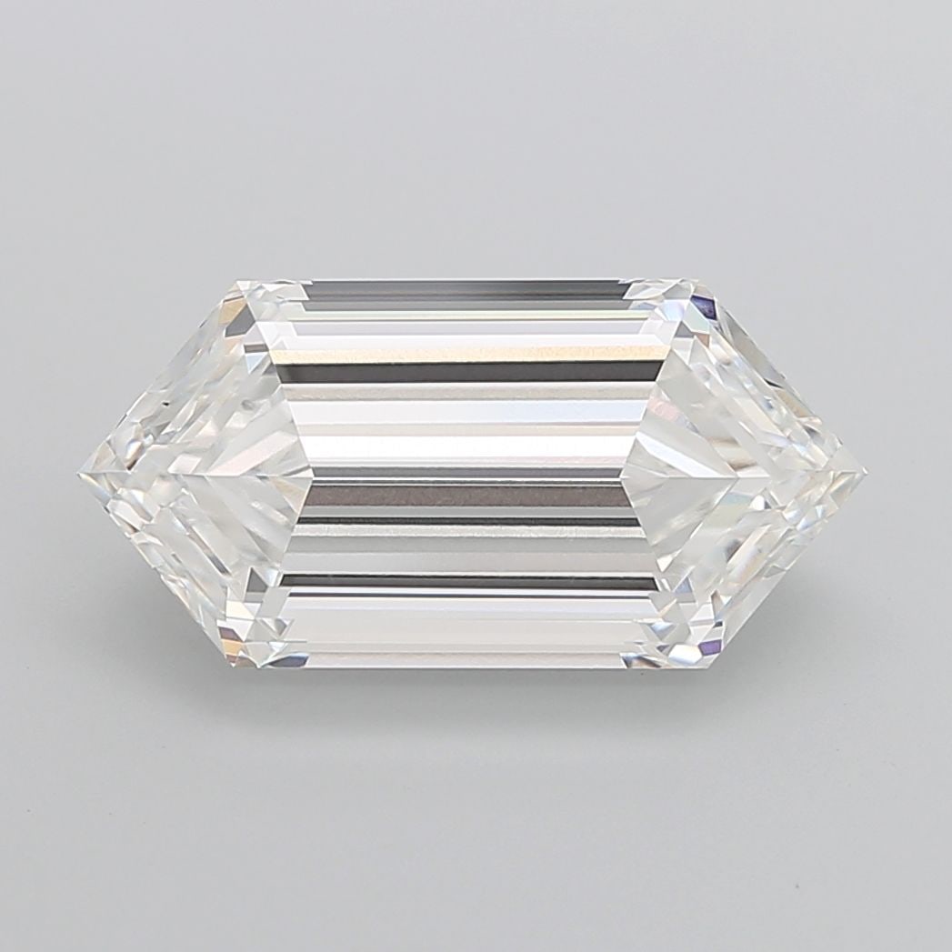 Loose Diamond - HEXAGONAL 13.2ct F VVS2: Loose Diamond - HEXAGONAL 13.2ct F VVS2 Source: This is a real non-mined Diamond that has been grown in a lab Shape: HEXAGONAL Carats: 13.2 Color: F Clarity: VVS2 Certification: IGI Video: