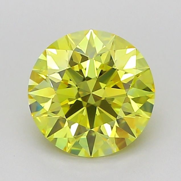 Loose Diamond - ROUND 1.51ct Fancy Vivid Yellow VS2: Loose Diamond - ROUND 1.51ct Fancy Vivid Yellow VS2 Source: This is a real non-mined Diamond that has been grown in a lab Shape: ROUND Carats: 1.51 Color: Fancy Vivid Yellow Certification: IGI Video: