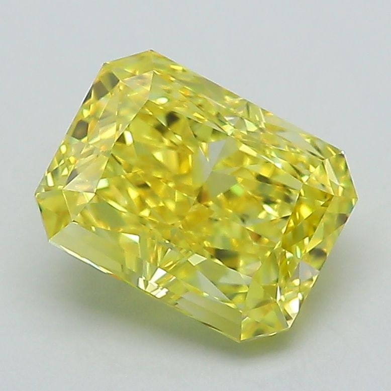 Loose Diamond - RADIANT 2.11ct Fancy Vivid Yellow VVS1: Loose Diamond - RADIANT 2.11ct Fancy Vivid Yellow VVS1 Source: This is a real non-mined Diamond that has been grown in a lab Shape: RADIANT Carats: 2.11 Color: Fancy Vivid Yellow Certification: IGI Vi