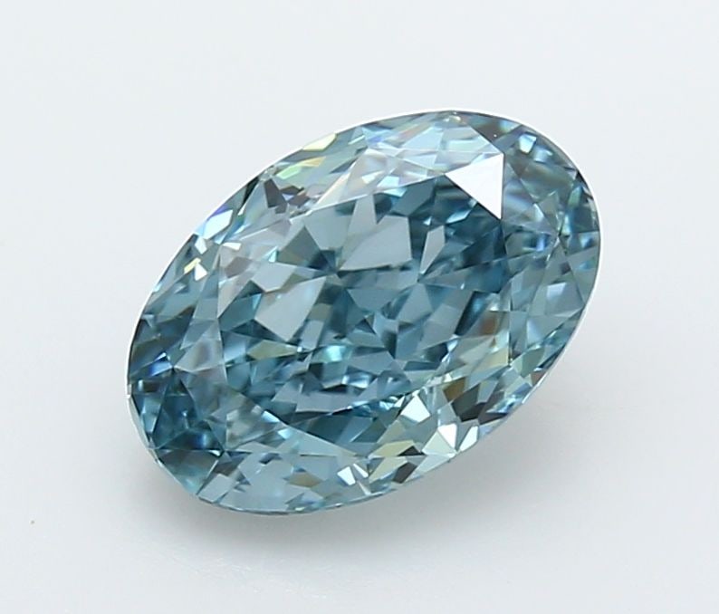 Loose Diamond - OVAL 2.22ct Fancy Vivid Blue VS1: Loose Diamond - OVAL 2.22ct Fancy Vivid Blue VS1 Source: This is a real non-mined Diamond that has been grown in a lab Shape: OVAL Carats: 2.22 Color: Fancy Vivid Blue Certification: IGI Video: