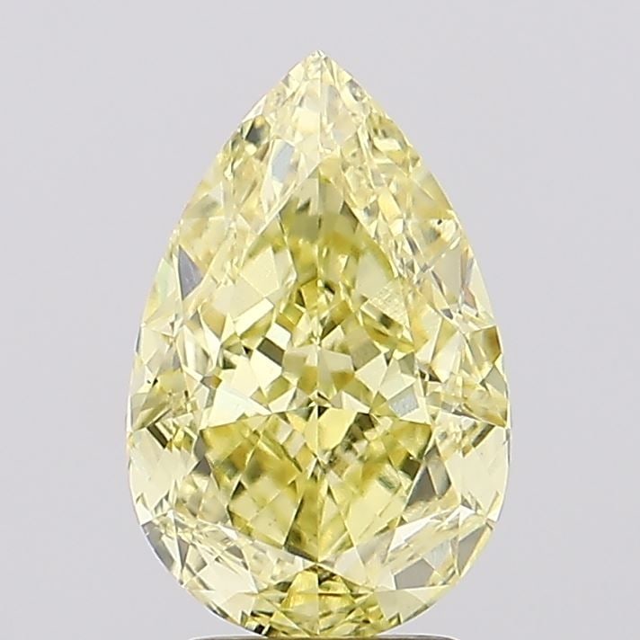 Loose Diamond - PEAR 3.57ct Fancy Intense Yellow VS1: Loose Diamond - PEAR 3.57ct Fancy Intense Yellow VS1 Source: This is a real non-mined Diamond that has been grown in a lab Shape: PEAR Carats: 3.57 Color: Fancy Intense Yellow Certification: IGI Video