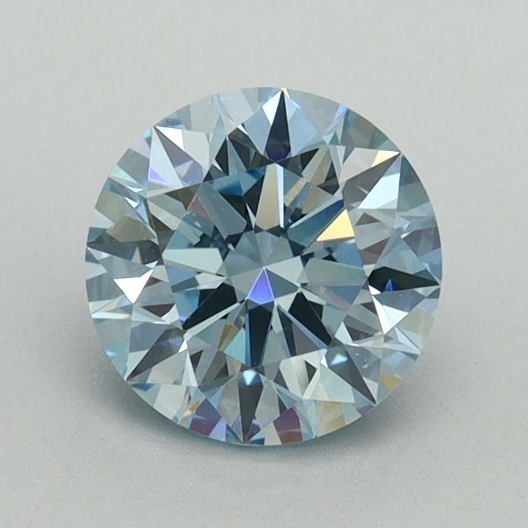 Ideal Loose Diamond - ROUND 1.23ct Fancy Vivid Blue VVS2: Ideal Loose Diamond - ROUND 1.23ct Fancy Vivid Blue VVS2 Source: This is a real non-mined Diamond that has been grown in a lab Shape: ROUND Carats: 1.23 Color: Fancy Vivid Blue Certification: IGI Vide