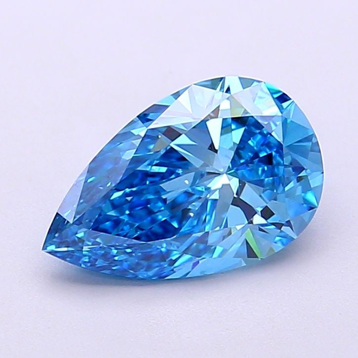 Loose Diamond - PEAR 1.65ct Fancy Vivid Blue VS1: Loose Diamond - PEAR 1.65ct Fancy Vivid Blue VS1 Source: This is a real non-mined Diamond that has been grown in a lab Shape: PEAR Carats: 1.65 Color: Fancy Vivid Blue Certification: IGI Video: