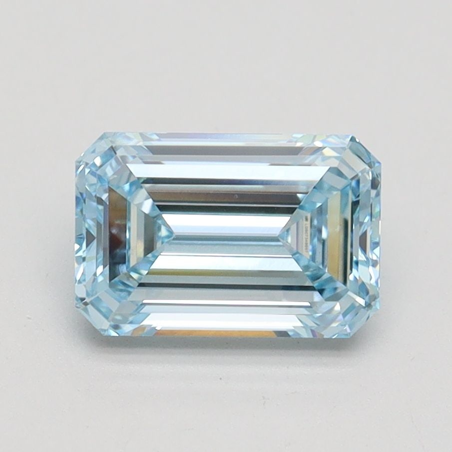Loose Diamond - EMERALD 1.57ct Fancy Intense Blue VVS2: Loose Diamond - EMERALD 1.57ct Fancy Intense Blue VVS2 Source: This is a real non-mined Diamond that has been grown in a lab Shape: EMERALD Carats: 1.57 Color: Fancy Intense Blue Certification: IGI Vi