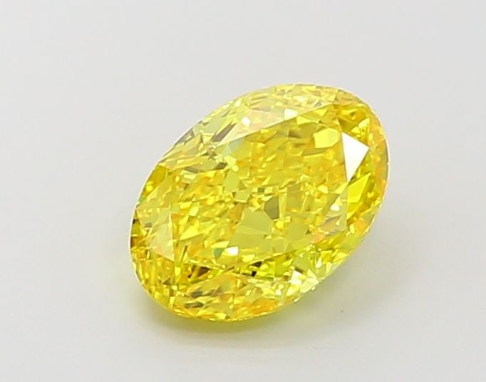 Loose Diamond - OVAL 2.0ct Fancy Vivid Yellow VS1: Loose Diamond - OVAL 2.0ct Fancy Vivid Yellow VS1 Source: This is a real non-mined Diamond that has been grown in a lab Shape: OVAL Carats: 2.0 Color: Fancy Vivid Yellow Certification: IGI Video:
