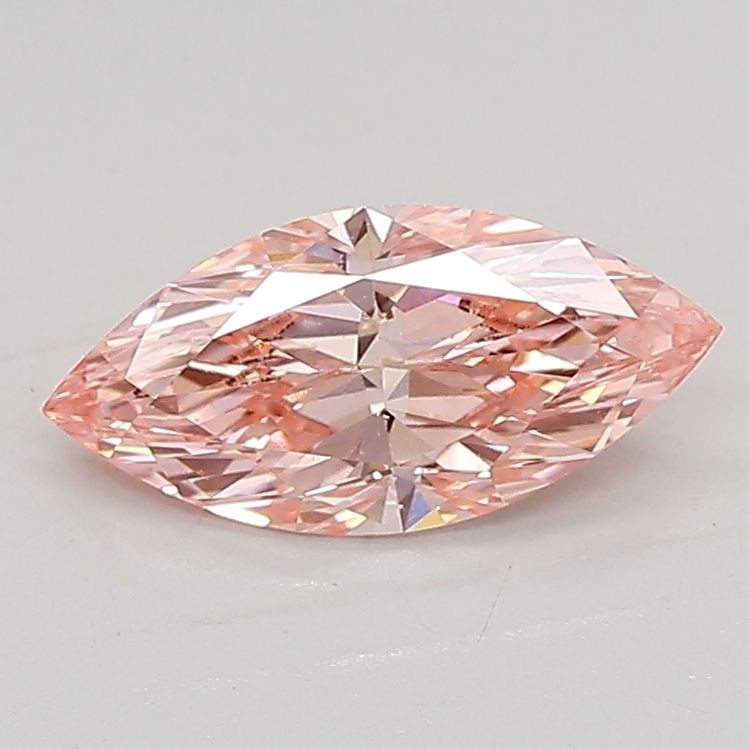 Loose Diamond - MARQUISE 0.74ct Fancy Vivid Pink VS1: Loose Diamond - MARQUISE 0.74ct Fancy Vivid Pink VS1 Source: This is a real non-mined Diamond that has been grown in a lab Shape: MARQUISE Carats: 0.74 Color: Fancy Vivid Pink Certification: IGI Video