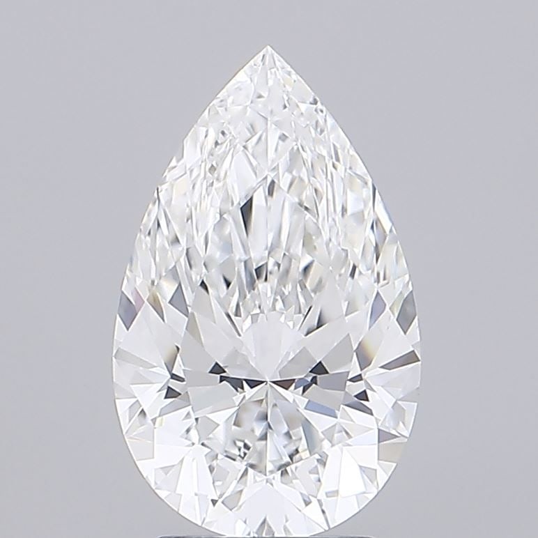 Loose Diamond - PEAR 2.81ct E VVS2: Loose Diamond - PEAR 2.81ct E VVS2 Source: This is a real non-mined Diamond that has been grown in a lab Shape: PEAR Carats: 2.81 Color: E Clarity: VVS2 Certification: IGI Video: