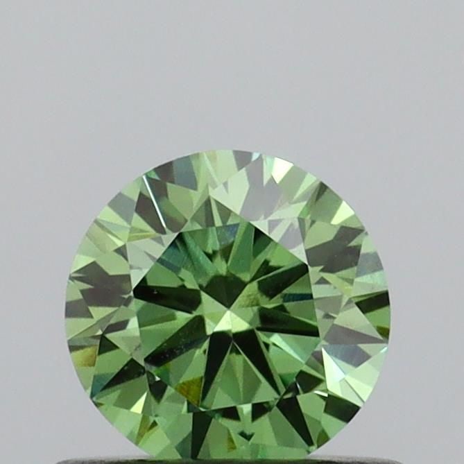 Loose Diamond - ROUND 0.51ct Fancy Vivid Green VS2: Loose Diamond - ROUND 0.51ct Fancy Vivid Green VS2 Source: This is a real non-mined Diamond that has been grown in a lab Shape: ROUND Carats: 0.51 Color: Fancy Vivid Green Certification: IGI Video: