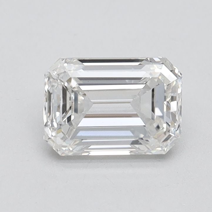 Loose Diamond - EMERALD 0.9ct F VS1: Loose Diamond - EMERALD 0.9ct F VS1 Source: This is a real non-mined Diamond that has been grown in a lab Shape: EMERALD Carats: 0.9 Color: F Clarity: VS1 Certification: IGI Video: