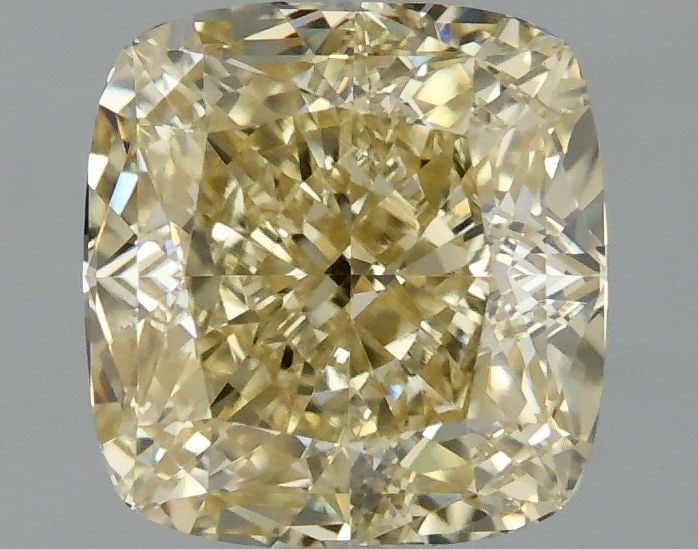 Loose Diamond - CUSHION MODIFIED 1.6ct Fancy Intense Yellow VVS2: Loose Diamond - CUSHION MODIFIED 1.6ct Fancy Intense Yellow VVS2 Source: This is a real non-mined Diamond that has been grown in a lab Shape: CUSHION MODIFIED Carats: 1.6 Color: Fancy Intense Yellow C