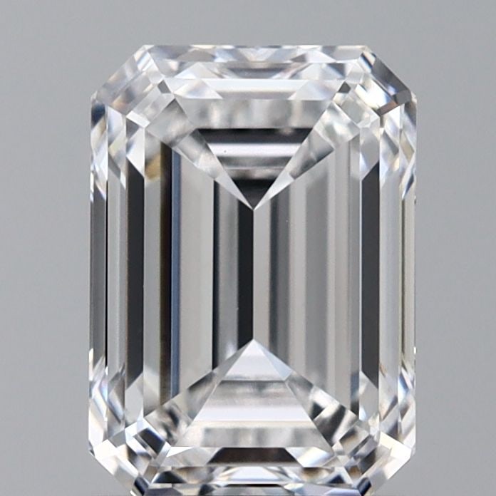 Loose Diamond - EMERALD 1.56ct D VVS2: Loose Diamond - EMERALD 1.56ct D VVS2 Source: This is a real non-mined Diamond that has been grown in a lab Shape: EMERALD Carats: 1.56 Color: D Clarity: VVS2 Certification: IGI Video: