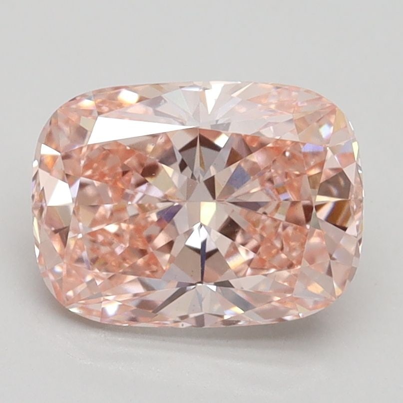 Loose Diamond - CUSHION BRILLIANT 2.02ct Fancy Intense Pink VS1: Loose Diamond - CUSHION BRILLIANT 2.02ct Fancy Intense Pink VS1 Source: This is a real non-mined Diamond that has been grown in a lab Shape: CUSHION BRILLIANT Carats: 2.02 Color: Fancy Intense Pink Ce