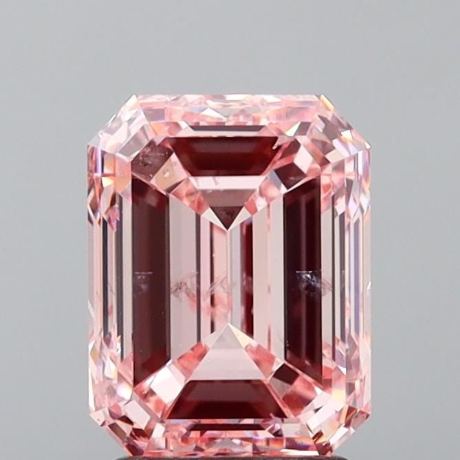 Loose Diamond - EMERALD 3.0ct Fancy Intense Pink SI2: Loose Diamond - EMERALD 3.0ct Fancy Intense Pink SI2 Source: This is a real non-mined Diamond that has been grown in a lab Shape: EMERALD Carats: 3.0 Color: Fancy Intense Pink Certification: IGI Video