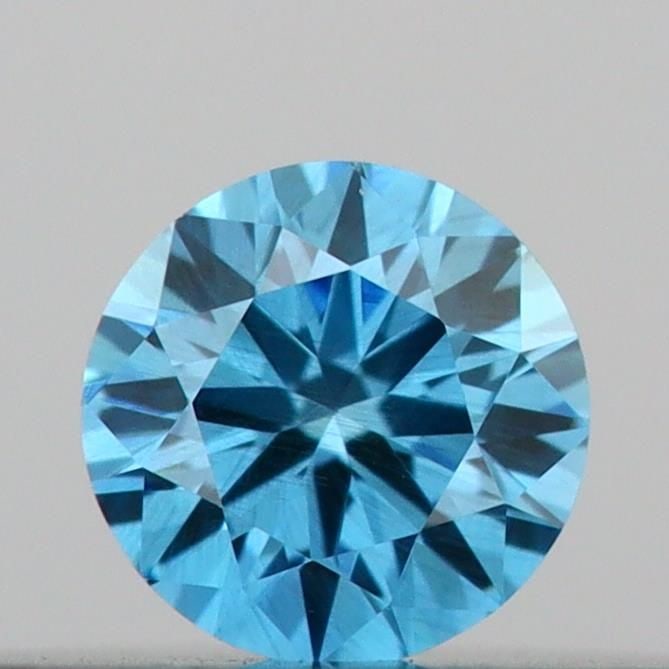 Loose Diamond - ROUND 0.13ct Fancy Vivid Blue SI1: Loose Diamond - ROUND 0.13ct Fancy Vivid Blue SI1 Source: This is a real non-mined Diamond that has been grown in a lab Shape: ROUND Carats: 0.13 Color: Fancy Vivid Blue Certification: IGI Video: