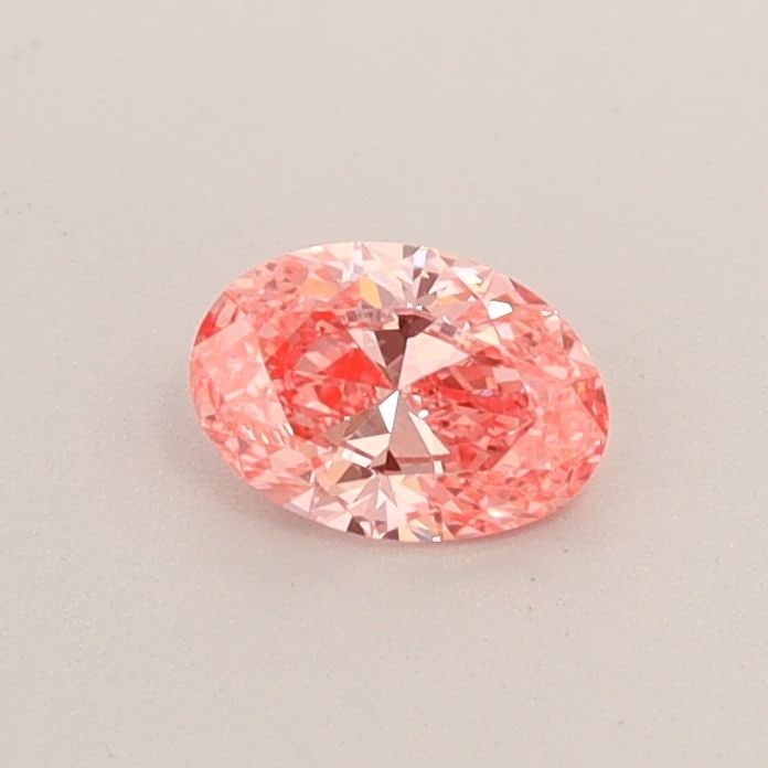 Loose Diamond - OVAL 0.3ct Fancy Vivid Pink VS1: Loose Diamond - OVAL 0.3ct Fancy Vivid Pink VS1 Source: This is a real non-mined Diamond that has been grown in a lab Shape: OVAL Carats: 0.3 Color: Fancy Vivid Pink Certification: IGI Video: