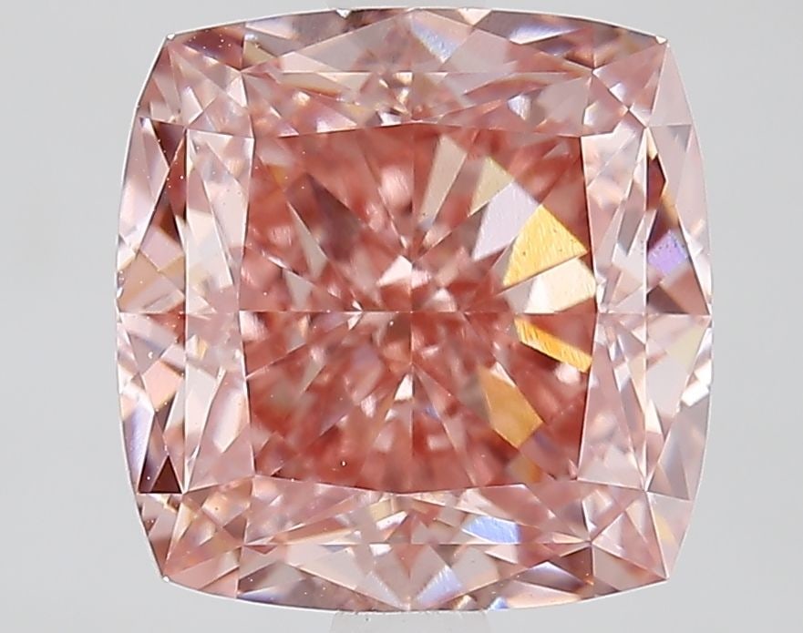 Loose Diamond - CUSHION MODIFIED 3.73ct Fancy Vivid Pink VS1: Loose Diamond - CUSHION MODIFIED 3.73ct Fancy Vivid Pink VS1 Source: This is a real non-mined Diamond that has been grown in a lab Shape: CUSHION MODIFIED Carats: 3.73 Color: Fancy Vivid Pink Certific