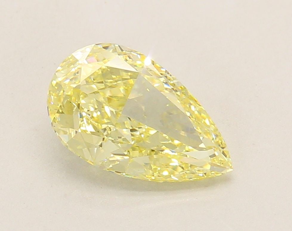 Loose Diamond - PEAR 2.15ct Fancy Yellow VS1: Loose Diamond - PEAR 2.15ct Fancy Yellow VS1 Source: This is a real non-mined Diamond that has been grown in a lab Shape: PEAR Carats: 2.15 Color: Fancy Yellow Certification: IGI Video: