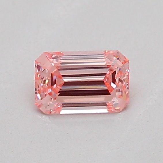 Loose Diamond - EMERALD 0.22ct Fancy Intense Pink VS1: Loose Diamond - EMERALD 0.22ct Fancy Intense Pink VS1 Source: This is a real non-mined Diamond that has been grown in a lab Shape: EMERALD Carats: 0.22 Color: Fancy Intense Pink Certification: IGI PLE