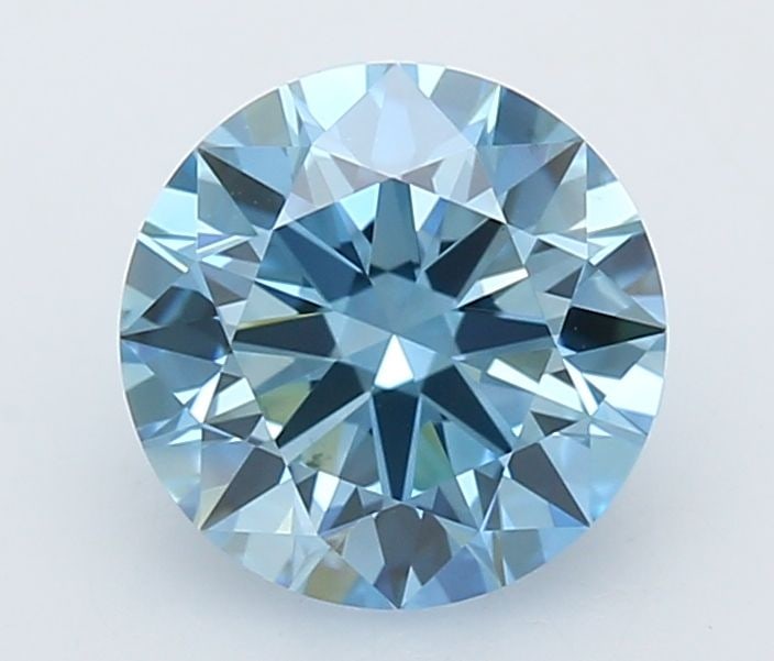 Ideal Loose Diamond - ROUND 0.77ct Fancy Vivid Blue VVS1: Ideal Loose Diamond - ROUND 0.77ct Fancy Vivid Blue VVS1 Source: This is a real non-mined Diamond that has been grown in a lab Shape: ROUND Carats: 0.77 Color: Fancy Vivid Blue Certification: IGI Vide