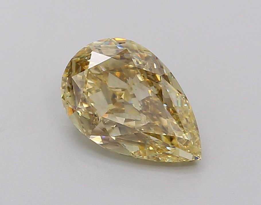 Loose Diamond - PEAR 1.86ct Fancy Intense Yellow VS2: Loose Diamond - PEAR 1.86ct Fancy Intense Yellow VS2 Source: This is a real non-mined Diamond that has been grown in a lab Shape: PEAR Carats: 1.86 Color: Fancy Intense Yellow Certification: IGI Video