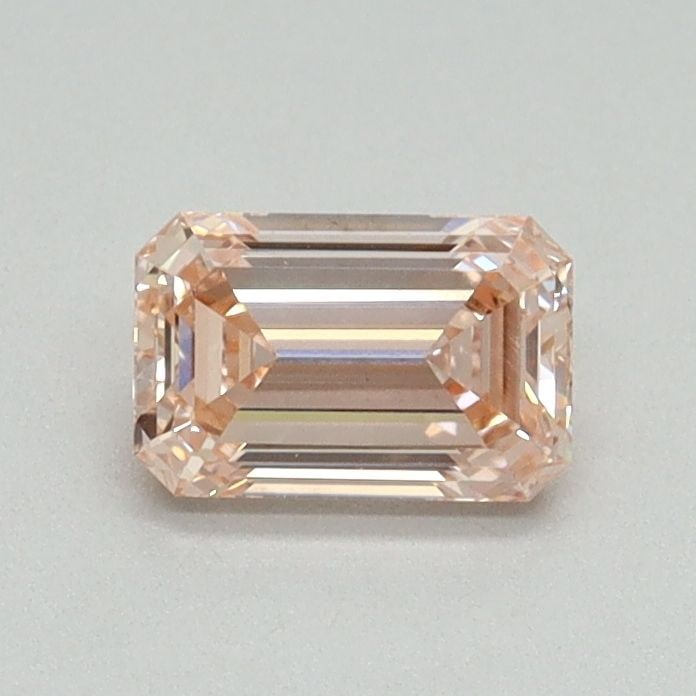 Loose Diamond - EMERALD 0.59ct Fancy Pink VVS2: Loose Diamond - EMERALD 0.59ct Fancy Pink VVS2 Source: This is a real non-mined Diamond that has been grown in a lab Shape: EMERALD Carats: 0.59 Color: Fancy Pink Certification: IGI Video: Video