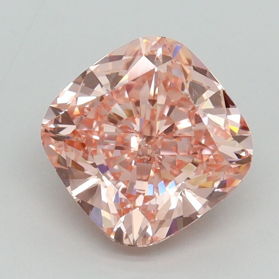 Loose Diamond - CUSHION BRILLIANT 3.01ct Fancy Vivid Pink VS1: Loose Diamond - CUSHION BRILLIANT 3.01ct Fancy Vivid Pink VS1 Source: This is a real non-mined Diamond that has been grown in a lab Shape: CUSHION BRILLIANT Carats: 3.01 Color: Fancy Vivid Pink Certif