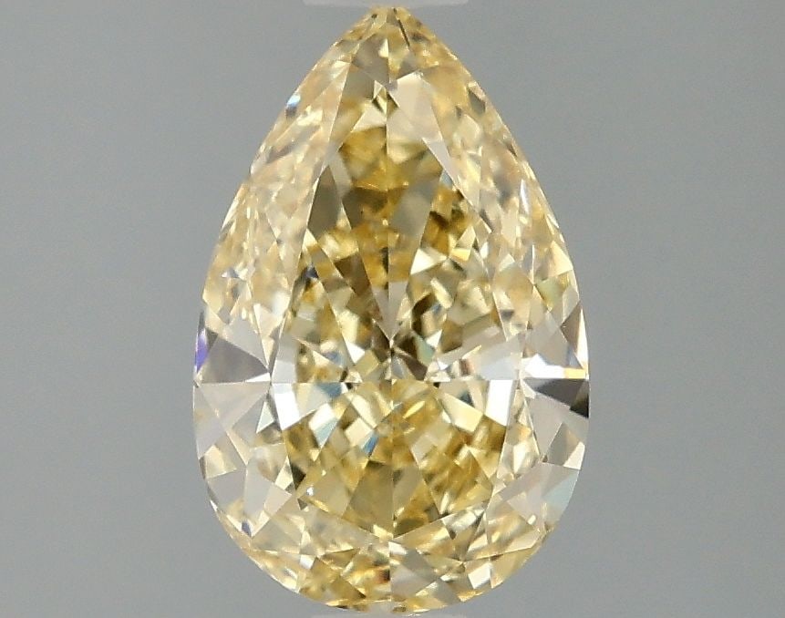 Loose Diamond - PEAR 1.9ct Fancy Intense Yellow VS1: Loose Diamond - PEAR 1.9ct Fancy Intense Yellow VS1 Source: This is a real non-mined Diamond that has been grown in a lab Shape: PEAR Carats: 1.9 Color: Fancy Intense Yellow Certification: IGI Video: