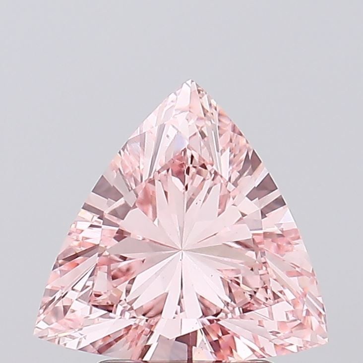 Loose Diamond - TRIANGULAR 2.0ct Fancy Intense Pink VS1: Loose Diamond - TRIANGULAR 2.0ct Fancy Intense Pink VS1 Source: This is a real non-mined Diamond that has been grown in a lab Shape: TRIANGULAR Carats: 2.0 Color: Fancy Intense Pink Certification: IGI
