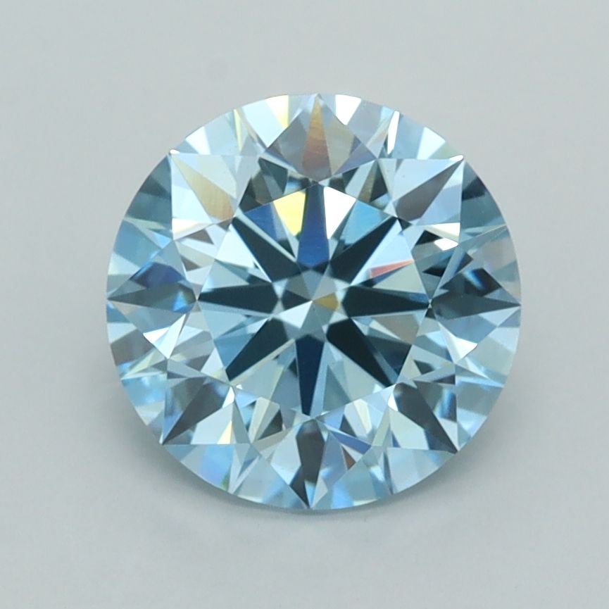 Ideal Loose Diamond - ROUND 2.03ct Fancy Intense Blue VS1: Ideal Loose Diamond - ROUND 2.03ct Fancy Intense Blue VS1 Source: This is a real non-mined Diamond that has been grown in a lab Shape: ROUND Carats: 2.03 Color: Fancy Intense Blue Certification: IGI V