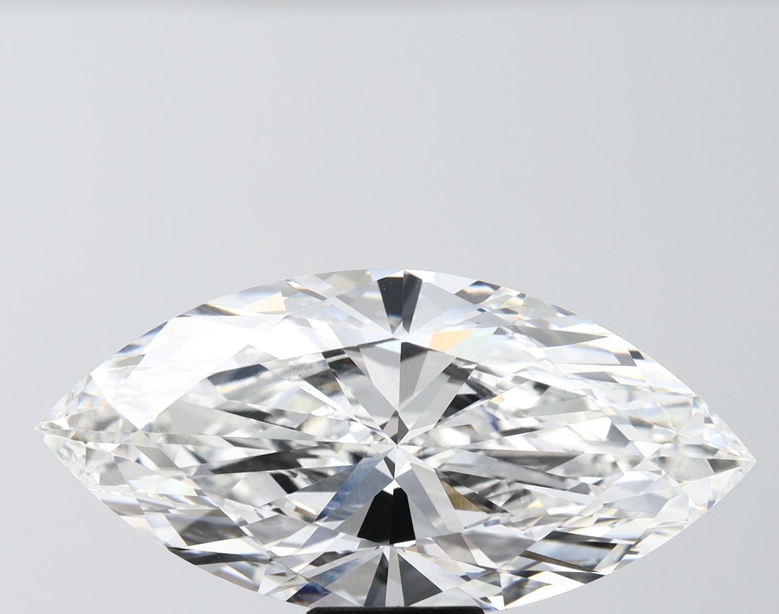 Loose Diamond - MARQUISE 11.38ct F VVS2: Loose Diamond - MARQUISE 11.38ct F VVS2 Source: This is a real non-mined Diamond that has been grown in a lab Shape: MARQUISE Carats: 11.38 Color: F Clarity: VVS2 Certification: IGI Video: