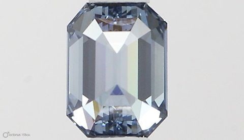 Loose Diamond - EMERALD 0.42ct Fancy Intense Blue VS1: Loose Diamond - EMERALD 0.42ct Fancy Intense Blue VS1 Source: This is a real non-mined Diamond that has been grown in a lab Shape: EMERALD Carats: 0.42 Color: Fancy Intense Blue Certification: IGI Vid