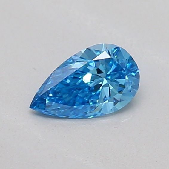 Loose Diamond - PEAR 0.15ct Fancy Vivid Blue VS1: Loose Diamond - PEAR 0.15ct Fancy Vivid Blue VS1 Source: This is a real non-mined Diamond that has been grown in a lab Shape: PEAR Carats: 0.15 Color: Fancy Vivid Blue Certification: IGI Video: