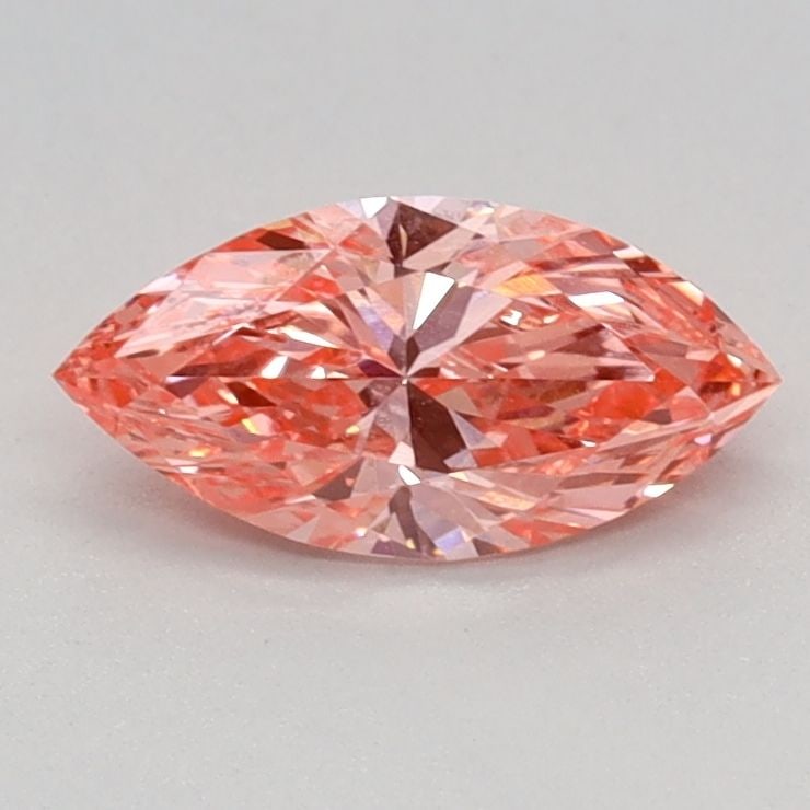Loose Diamond - MARQUISE 0.52ct Fancy Vivid Pink VS1: Loose Diamond - MARQUISE 0.52ct Fancy Vivid Pink VS1 Source: This is a real non-mined Diamond that has been grown in a lab Shape: MARQUISE Carats: 0.52 Color: Fancy Vivid Pink Certification: IGI Video