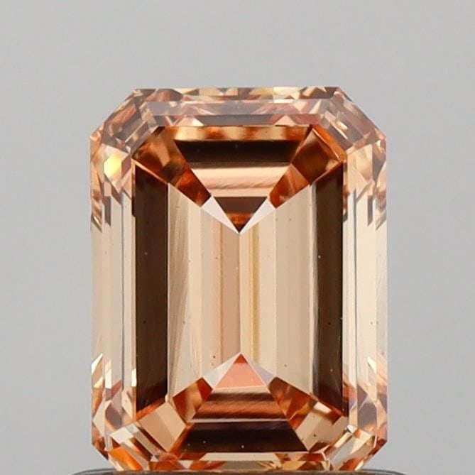 Loose Diamond - EMERALD 0.82ct Fancy Light Yellowish Brown VS2: Loose Diamond - EMERALD 0.82ct Fancy Light Yellowish Brown VS2 Source: This is a real non-mined Diamond that has been grown in a lab Shape: EMERALD Carats: 0.82 Color: Fancy Light Yellowish Brown Cert