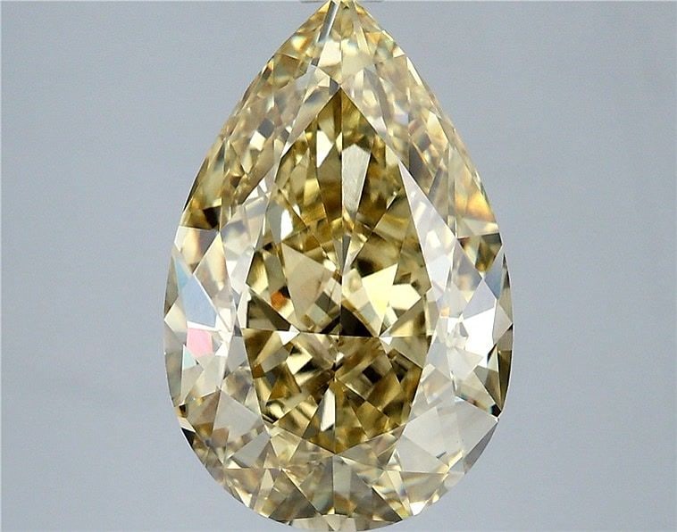 Loose Diamond - PEAR 4.56ct Fancy Light Yellow VS2: Loose Diamond - PEAR 4.56ct Fancy Light Yellow VS2 Source: This is a real non-mined Diamond that has been grown in a lab Shape: PEAR Carats: 4.56 Color: Fancy Light Yellow Certification: IGI Video: