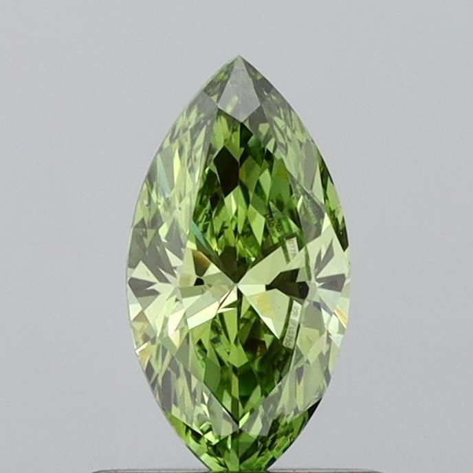 Loose Diamond - MARQUISE 0.55ct Fancy Vivid Green VS2: Loose Diamond - MARQUISE 0.55ct Fancy Vivid Green VS2 Source: This is a real non-mined Diamond that has been grown in a lab Shape: MARQUISE Carats: 0.55 Color: Fancy Vivid Green Certification: IGI Vid