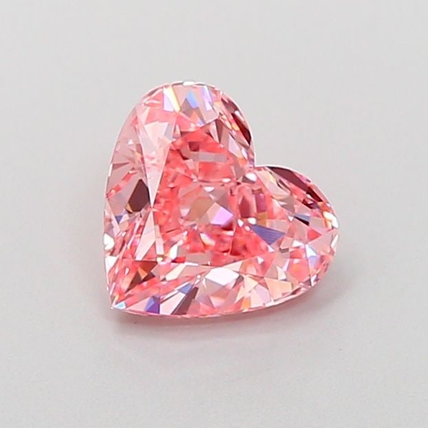 Loose Diamond - HEART 1.11ct Fancy Vivid Pink VVS2: Loose Diamond - HEART 1.11ct Fancy Vivid Pink VVS2 Source: This is a real non-mined Diamond that has been grown in a lab Shape: HEART Carats: 1.11 Color: Fancy Vivid Pink Certification: IGI Video: