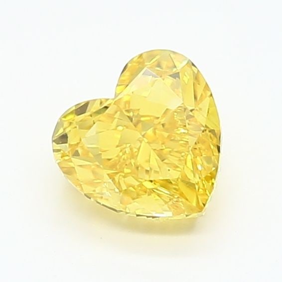 Loose Diamond - HEART 1.21ct Fancy Vivid Yellow VVS2: Loose Diamond - HEART 1.21ct Fancy Vivid Yellow VVS2 Source: This is a real non-mined Diamond that has been grown in a lab Shape: HEART Carats: 1.21 Color: Fancy Vivid Yellow Certification: IGI Video: