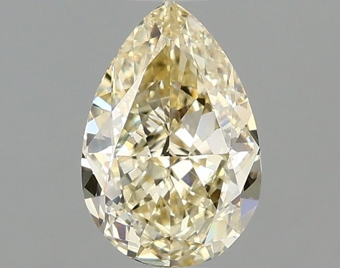Loose Diamond - PEAR 1.1ct Fancy Light Yellow VVS2: Loose Diamond - PEAR 1.1ct Fancy Light Yellow VVS2 Source: This is a real non-mined Diamond that has been grown in a lab Shape: PEAR Carats: 1.1 Color: Fancy Light Yellow Certification: IGI Video: