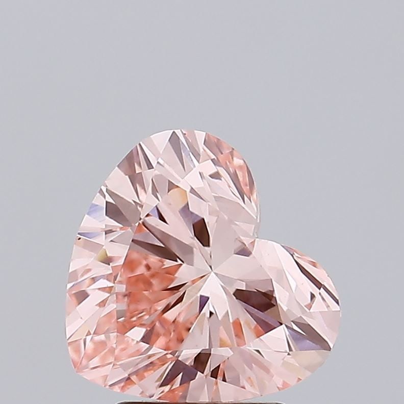 Loose Diamond - HEART 3.0ct Fancy Intense Pink VS2: Loose Diamond - HEART 3.0ct Fancy Intense Pink VS2 Source: This is a real non-mined Diamond that has been grown in a lab Shape: HEART Carats: 3.0 Color: Fancy Intense Pink Certification: IGI Video: