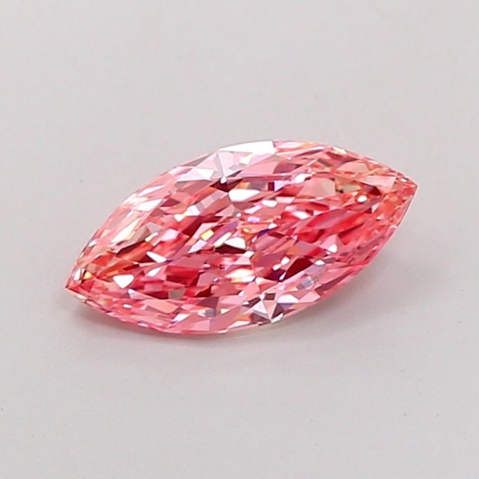 Loose Diamond - MARQUISE 0.91ct Fancy Vivid Pink VS2: Loose Diamond - MARQUISE 0.91ct Fancy Vivid Pink VS2 Source: This is a real non-mined Diamond that has been grown in a lab Shape: MARQUISE Carats: 0.91 Color: Fancy Vivid Pink Certification: IGI Video