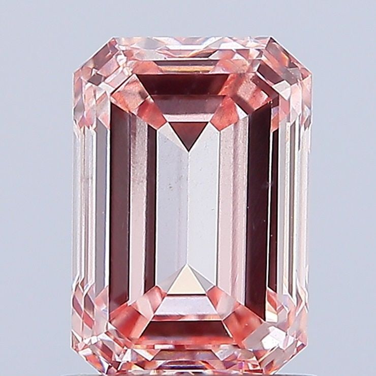 Loose Diamond - EMERALD 1.6ct Fancy Intense Pink VS2: Loose Diamond - EMERALD 1.6ct Fancy Intense Pink VS2 Source: This is a real non-mined Diamond that has been grown in a lab Shape: EMERALD Carats: 1.6 Color: Fancy Intense Pink Certification: IGI PLEAS