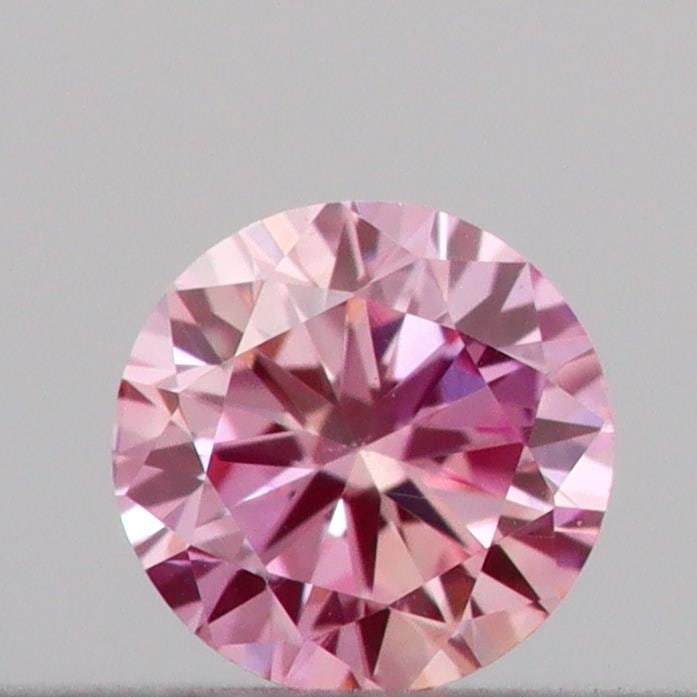 Loose Diamond - ROUND 0.09ct Fancy Vivid Pink VS1: Loose Diamond - ROUND 0.09ct Fancy Vivid Pink VS1 Source: This is a real non-mined Diamond that has been grown in a lab Shape: ROUND Carats: 0.09 Color: Fancy Vivid Pink Certification: IGI Video:
