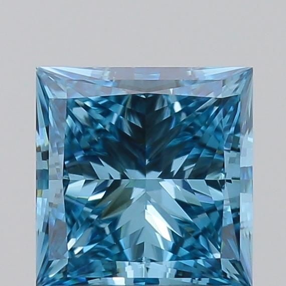 Loose Diamond - PRINCESS 1.01ct Fancy Vivid Blue VS1: Loose Diamond - PRINCESS 1.01ct Fancy Vivid Blue VS1 Source: This is a real non-mined Diamond that has been grown in a lab Shape: PRINCESS Carats: 1.01 Color: Fancy Vivid Blue Certification: IGI Video