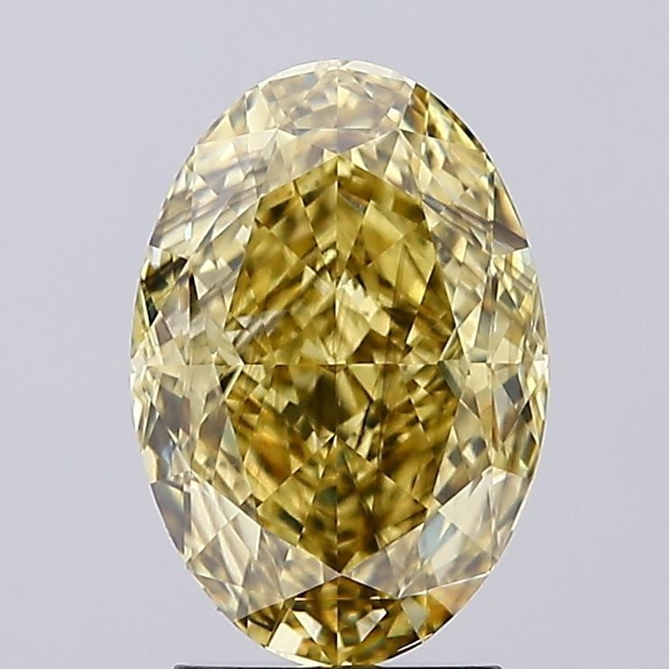 Loose Diamond - OVAL 3.28ct Fancy Vivid Yellow SI1: Loose Diamond - OVAL 3.28ct Fancy Vivid Yellow SI1 Source: This is a real non-mined Diamond that has been grown in a lab Shape: OVAL Carats: 3.28 Color: Fancy Vivid Yellow Certification: IGI Video: