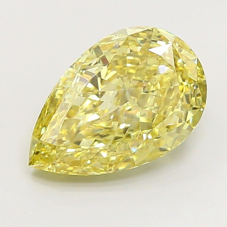 Loose Diamond - PEAR 3.51ct Fancy Yellow VS2: Loose Diamond - PEAR 3.51ct Fancy Yellow VS2 Source: This is a real non-mined Diamond that has been grown in a lab Shape: PEAR Carats: 3.51 Color: Fancy Yellow Certification: IGI Video: