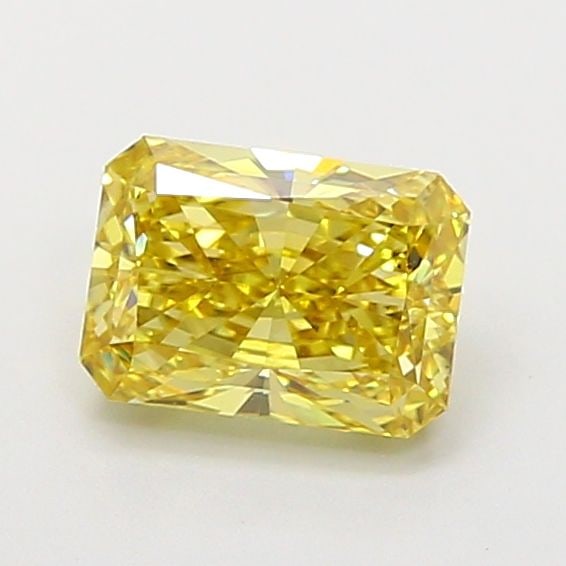 Loose Diamond - RADIANT 1.51ct Fancy Intense Yellow VS2: Loose Diamond - RADIANT 1.51ct Fancy Intense Yellow VS2 Source: This is a real non-mined Diamond that has been grown in a lab Shape: RADIANT Carats: 1.51 Color: Fancy Intense Yellow Certification: IGI