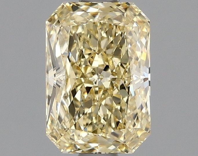 Loose Diamond - RADIANT 1.45ct Fancy Intense Yellow VVS2: Loose Diamond - RADIANT 1.45ct Fancy Intense Yellow VVS2 Source: This is a real non-mined Diamond that has been grown in a lab Shape: RADIANT Carats: 1.45 Color: Fancy Intense Yellow Certification: IG