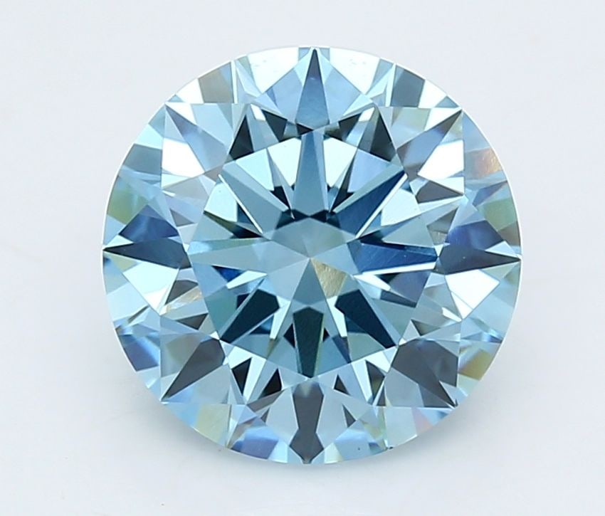 Ideal Loose Diamond - ROUND 4.92ct Fancy Vivid Blue VVS2: Ideal Loose Diamond - ROUND 4.92ct Fancy Vivid Blue VVS2 Source: This is a real non-mined Diamond that has been grown in a lab Shape: ROUND Carats: 4.92 Color: Fancy Vivid Blue Certification: IGI Vide