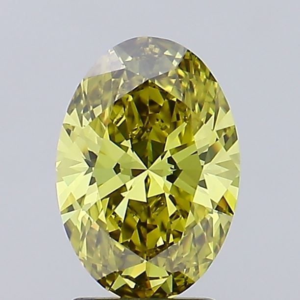 Loose Diamond - OVAL 2.05ct Fancy Vivid Yellow VVS1: Loose Diamond - OVAL 2.05ct Fancy Vivid Yellow VVS1 Source: This is a real non-mined Diamond that has been grown in a lab Shape: OVAL Carats: 2.05 Color: Fancy Vivid Yellow Certification: IGI Video: